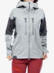 Kurtka z membraną damska Berghaus MTN Guide Alpine Pro Jacket. Szare kurtki damskie Berghaus, l, bez wzorów, z gore-texu, bez kaptura. Za 1,423.45 zł.