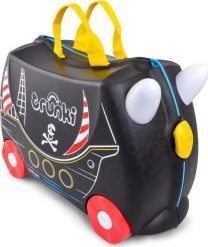 Trunki Wóz Pirat Pedro TRU-0312. Brązowe torby i plecaki dziecięce Trunki, z gumy. Za 226.00 zł.