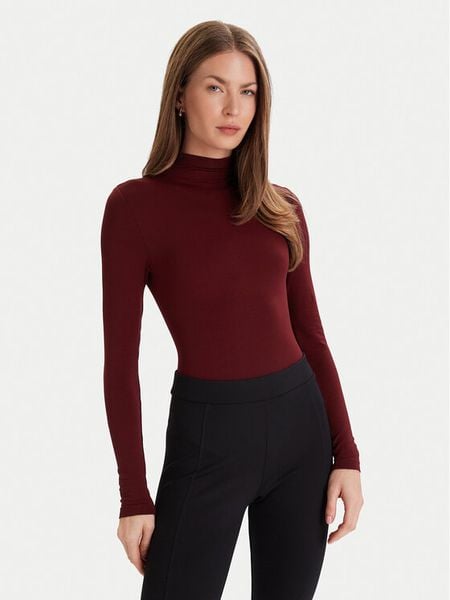 Wolford Body Shaping 77122 Bordowy Slim Fit. Czerwone bluzki damskie Wolford, m, bez wzorów, z syntetyku, bez kołnierzyka, bez ramiączek. Za 859.99 zł.