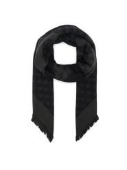 Guess Chusta AW5657 POL03 Szary ciemny. Szare szaliki i chusty damskie Guess, z aplikacjami, z poliesteru. Za 194.99 zł.