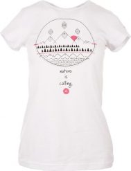 Hi-Tec Koszulka damska LADY WILMA white r. XS. Białe t-shirty damskie Hi-tec, xs, bez wzorów, bez kołnierzyka. Za 34.99 zł.
