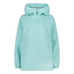 Kurtka przeciwdeszczowa damska CMP. Zielone kurtki damskie CMP, bez wzorów, bez kaptura. Za 338.50 zł.