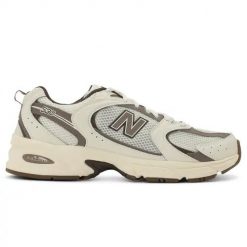 New Balance 530 MR530ASM Sneakersy unisex. Brązowe buty sportowe męskie New Balance, z materiału, bez zapięcia, do biegania. Za 529.00 zł.