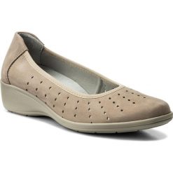 Półbuty COMFORTABEL - 942189 Beige 8. Brązowe półbuty damskie Comfortabel, z materiału. Za 269.00 zł.