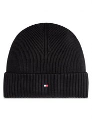 Tommy Hilfiger Czapka Flag AM0AM12796 Czarny. Czarne rękawiczki męskie Tommy Hilfiger, na zimę, bez wzorów, z bawełny. Za 189.99 zł.
