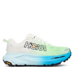 Buty do biegania Hoka. Białe obuwie sportowe damskie HOKA, bez wzorów, do biegania. Za 849.99 zł.