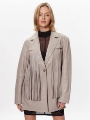 Gestuz Marynarka Avivagz 10906967 Szary Regular Fit. Szare żakiety damskie Gestuz, s, bez wzorów, ze skóry. Za 2,019.00 zł.