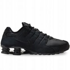 Nike Shox NZ 378341-001 Czarny 39. Czarne buty sportowe męskie Nike, bez zapięcia. Za 533.84 zł.