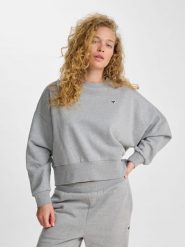 Bluza damska Hummel Bee. Szare bluzy sportowe damskie Hummel, m, bez wzorów, z bawełny, bez kaptura. Za 199.35 zł.