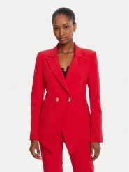Rinascimento Marynarka CFC0126220003 Czerwony Slim Fit. Czerwone żakiety damskie Rinascimento, l, bez wzorów, z syntetyku. Za 749.99 zł.