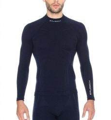 Brubeck Bluza męska Extreme Wool granatowa r. XL (LS11920). Bluzy męskie Brubeck, m, bez wzorów, bez kaptura. Za 334.95 zł.