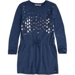Sukienka w kolorze ciemnoniebieskim. Niebieskie sukienki dla dziewczynek Pepe Jeans. W wyprzedaży za 124.95 zł.