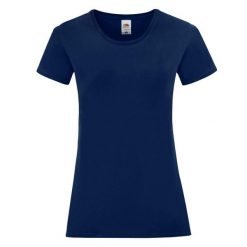 Koszulka Damska Iconic 150. Niebieskie koszulki sportowe damskie Fruit of the Loom, xs, bez wzorów, bez kołnierzyka, bez ramiączek, trekkingowe. Za 28.99 zł.