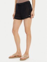 Roxy Szorty plażowe ERJX603449 Czarny Regular Fit. Czarne szorty damskie Roxy, xl, bez wzorów, z bawełny. Za 179.99 zł.