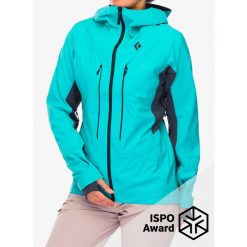 Kurtka membranowa damska Black Diamond Dawn Patrol Hybrid Shell. Niebieskie kurtki damskie Black Diamond, bez wzorów, bez kaptura, narciarskie. Za 1,485.50 zł.