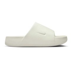 Damskie>klapki Nike. Białe klapki damskie Nike, bez wzorów, wizytowe, bez obcasa. Za 199.99 zł.