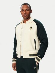 Lacoste Kurtka bomber BH8614 Beżowy Regular Fit. Brązowe kurtki męskie Lacoste, m, bez wzorów, z bawełny, bez kaptura. Za 989.99 zł.