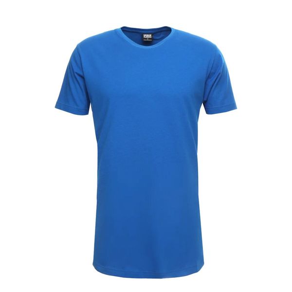 Męska Długa Koszulka W Kształcie Litery T. Niebieskie koszulki sportowe męskie Urban Classics, m, bez wzorów, bez kołnierzyka, bez ramiączek, trekkingowe. Za 57.99 zł.