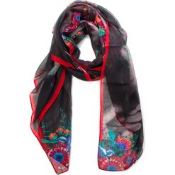 Szal DESIGUAL - 18WAWW42 2000. Czarne szaliki i chusty damskie Desigual, z materiału. Za 149.90 zł.