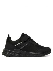 Tommy Hilfiger Sneakersy T3X9-34115-1845 S Czarny. Czarne buty sportowe chłopięce Tommy Hilfiger, bez wzorów, z materiału, bez zapięcia. Za 269.99 zł.