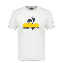 Koszulka Le Coq Sportif Graphique 25 N°1. Białe koszulki sportowe męskie le coq sportif, bez wzorów, bez kołnierzyka, bez ramiączek, tenisowe. Za 177.50 zł.