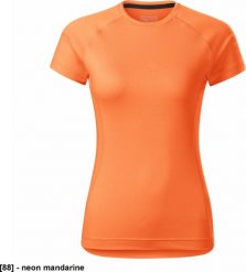 MALFINI Destiny 176 - ADLER - Koszulka damska, 160 g/m, 5% elastan, 95% micro poliester - neon mandarine XL. T-shirty damskie Malfini, m, bez wzorów, z elastanu, bez kołnierzyka. Za 37.75 zł.