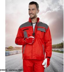 Ardon Bluza kieszenie % poliester % bawełna g/m czerwony H9603 46. Czerwone bluzy męskie Ardon, m, bez wzorów, z bawełny, bez kaptura. Za 92.51 zł.