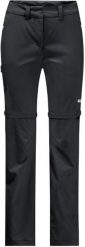 Jack Wolfskin Overland Zip Away Pants W 1506133-6000 Czarne 38. Czarne spodnie sportowe damskie Jack Wolfskin, bez wzorów. Za 289.47 zł.