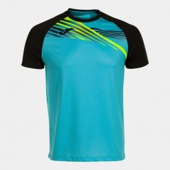 Koszulka do biegania męska Joma Elite X. Czarne koszulki sportowe męskie Joma, m, bez wzorów, bez kołnierzyka, bez ramiączek, do biegania. Za 83.99 zł.
