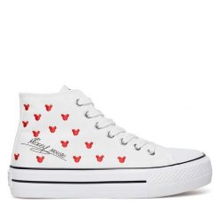 Trampki Sprandi. Białe półbuty dziewczęce Sprandi, bez wzorów, bez zapięcia. Za 119.99 zł.