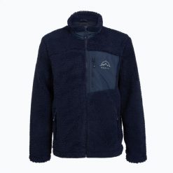 Bluza polarowa męska KADVA Rodvik. Niebieskie bluzy męskie KADVA, l, bez wzorów, z materiału, bez kaptura. Za 219.99 zł.