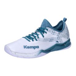 Buty halowe Kempa Wing lite 2.0. Białe buty sportowe męskie Kempa, bez zapięcia, do piłki ręcznej. W wyprzedaży za 510.50 zł.