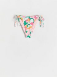 Dół bikini - jasnozielony. Zielone bikini damskie Reserved, l, bez wzorów. W wyprzedaży za 12.99 zł.
