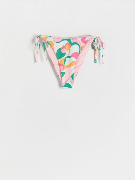 Dół bikini - jasnozielony. Zielone bikini damskie Reserved, l, bez wzorów. W wyprzedaży za 12.99 zł.