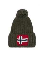 Napapijri Czapka Semiury 5 NP0A4GKB Khaki. Brązowe rękawiczki męskie Napapijri, na zimę, bez wzorów. Za 219.99 zł.