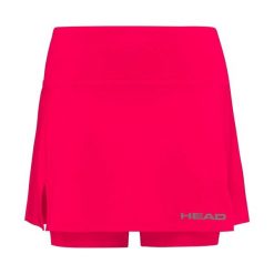 Spódniczka ze spodenkami do tenisa damska CLUB Basic Skort. Czerwone spódnice damskie Head, m, bez wzorów, z dżerseju, sportowe, dopasowane. Za 133.00 zł.