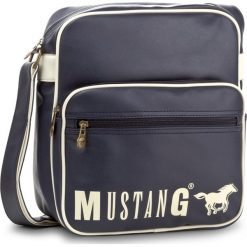 Saszetka MUSTANG - 4100000012 Dark Blue 402. Niebieskie saszetki męskie Mustang, ze skóry ekologicznej, młodzieżowe. Za 299.00 zł.