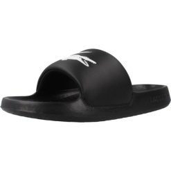 Klapki Lacoste Model Serve Slide 1.0 Kolor Czarny. Czarne klapki męskie Lacoste, z materiału. Za 219.00 zł.