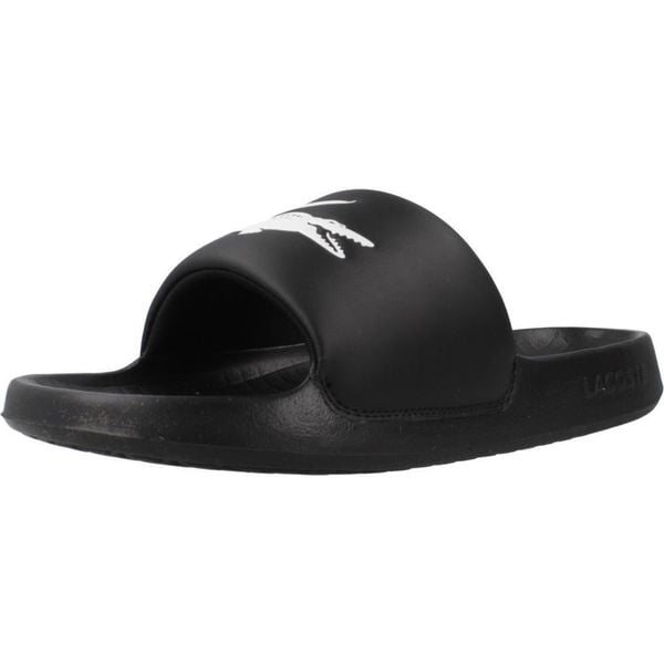 Klapki Lacoste Model Serve Slide 1.0 Kolor Czarny. Czarne klapki męskie Lacoste, z materiału. Za 219.00 zł.
