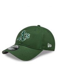 New Era Czapka z daszkiem Team Script 920 Athletics 60364224 Khaki. Brązowe rękawiczki męskie New Era, bez wzorów, z bawełny. Za 99.99 zł.