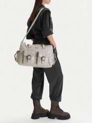 G-Star Raw Torebka EO-LDA8482J Szary. Szare torebki do ręki damskie G-Star Raw, bez wzorów, z materiału, retro, bez dodatków. Za 359.99 zł.