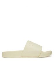 Guess Klapki E5GZ07BB00F Écru. Klapki damskie Guess, z aplikacjami, z tworzywa sztucznego, bez obcasa. Za 99.99 zł.