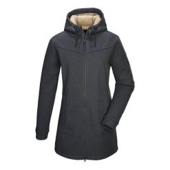 Damska parka z polaru Killtec GW 37. Niebieskie parki damskie GIGA DX, bez wzorów, z materiału. Za 483.50 zł.