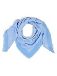 HUGO Szalik - Alycia Kobiety Modal niebieski|biały, ONE SIZE. Białe szaliki i chusty damskie Hugo, bez wzorów, z bawełny, eleganckie. Za 259.95 zł.