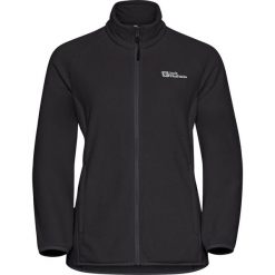 Bluza polarowa damska Jack Wolfskin Moonrise Full Zip. Czarne bluzy damskie Jack Wolfskin, bez wzorów, z polaru, bez kaptura, trekkingowe. Za 339.99 zł.