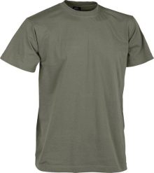 Helikon-Tex t-shirt Helikon cotton olive green L. Zielone t-shirty męskie HELIKON-TEX, l, bez wzorów, bez kołnierzyka. Za 84.14 zł.