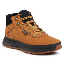 Trzewiki Timberland. Brązowe botki męskie Timberland, bez wzorów, bez zapięcia. Za 639.99 zł.