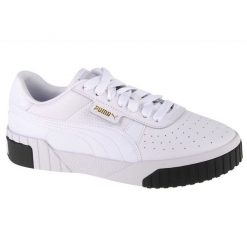 Buty Puma Cali W 369155-04 białe. Białe obuwie sportowe damskie bez wzorów, z gumy. Za 359.84 zł.