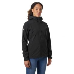 Kurtka softshell damska Helly Hansen W Paramount Hood Softshell Jkt. Czarne kurtki damskie Helly Hansen, s, bez wzorów, z softshellu, bez kaptura. Za 566.99 zł.