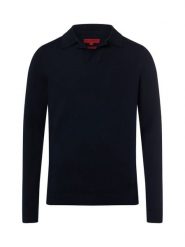 Finshley & Harding sweter z dzianiny Mężczyźni Bawełna niebieski, XL. Niebieskie swetry przez głowę męskie Finshley & Harding, m, bez wzorów, z bawełny, bez kołnierzyka. Za 199.95 zł.